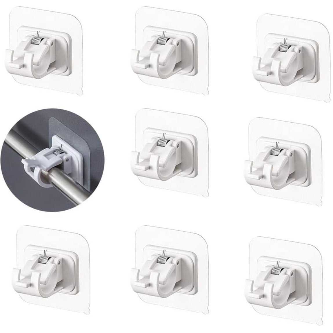 No-Drill Curtain Rod Brackets